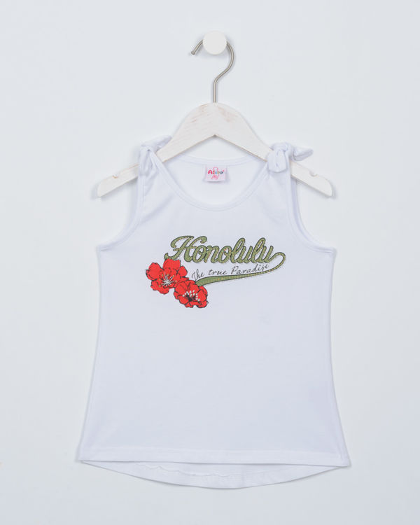 Picture of C2058 - GIRLS COTTON SLEEVELES TOP 4-16 YEARS